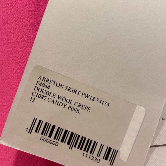 BRAND NEW Roland Mouret Pink Skirt Size 8 - Picture 3 of 4